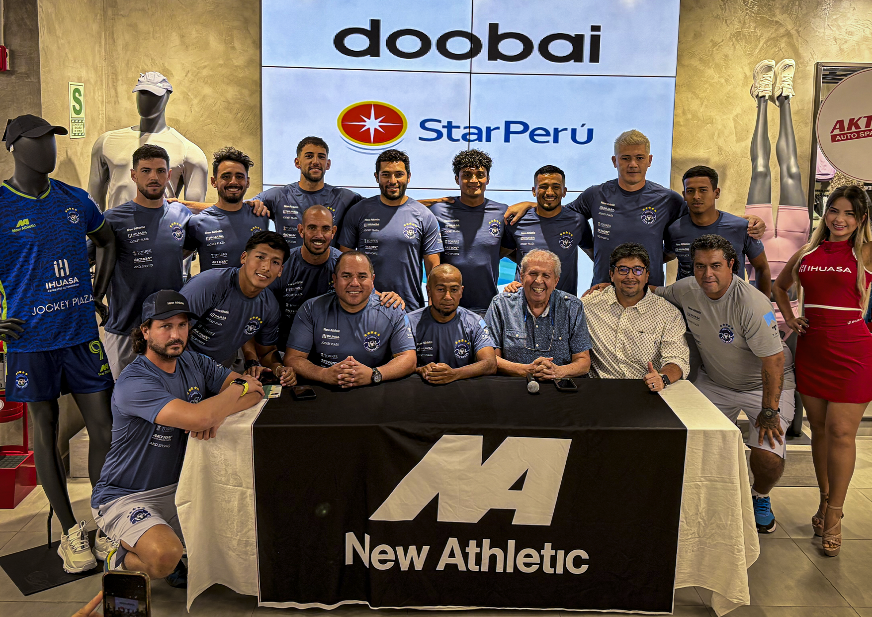 Academia Tito Drago realizó conferencia de prensa previa a la Copa Libertadores de Fútbol Playa