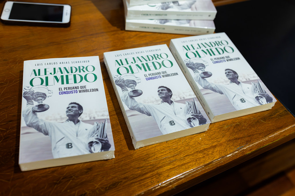 PRESENTACIÓN DEL LIBRO «ALEJANDRO OLMEDO, EL PERUANO QUE CONQUISTÓ WIMBLEDON» LLEGARÁ A LA FERIA INTERNACIONAL DEL LIBRO DE LIMA