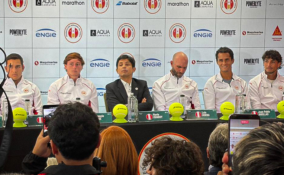 Copa Davis: Perú presentó a su equipo para el duelo ante Paraguay